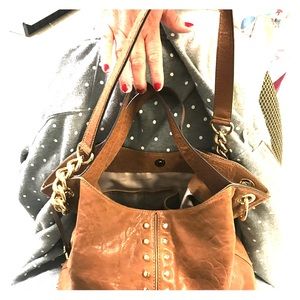 Michael Kors brown leather purse